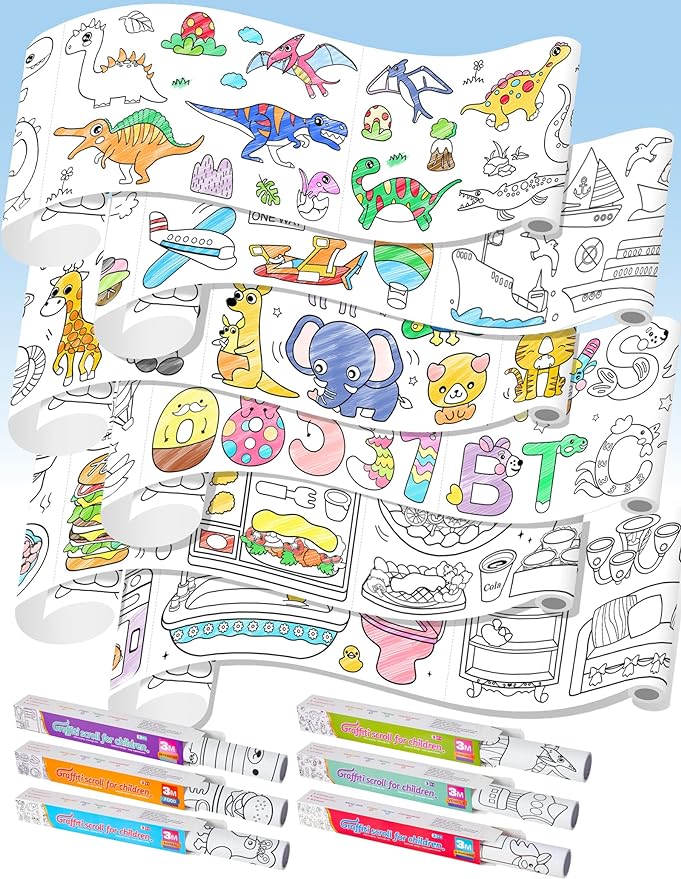 Rollo De Dibujo Para Niños Adhesivo 3M