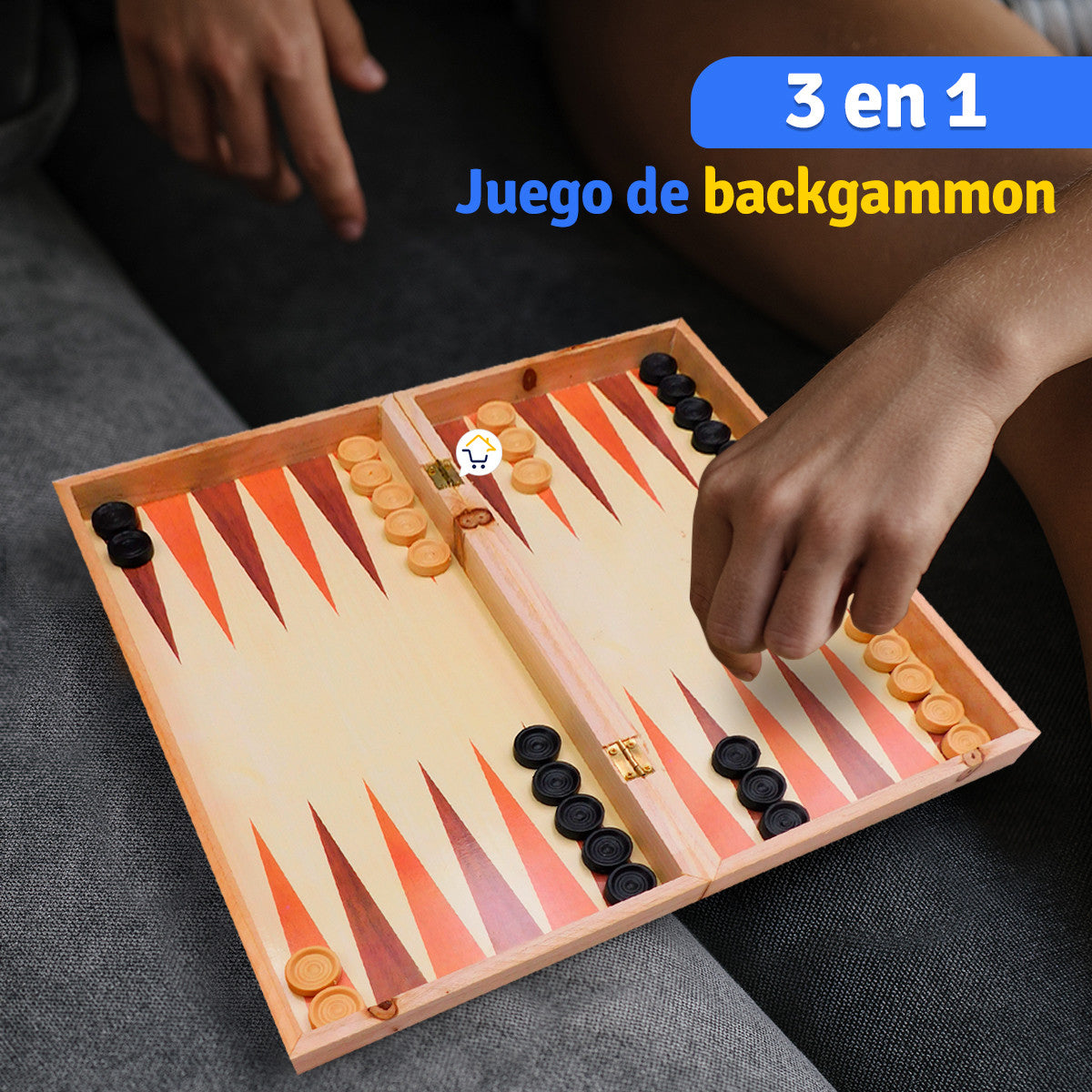 Ajedrez Juego De Mesa 3 En 1 J006