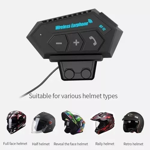 Intercomunicador Casco Moto Bluetooth