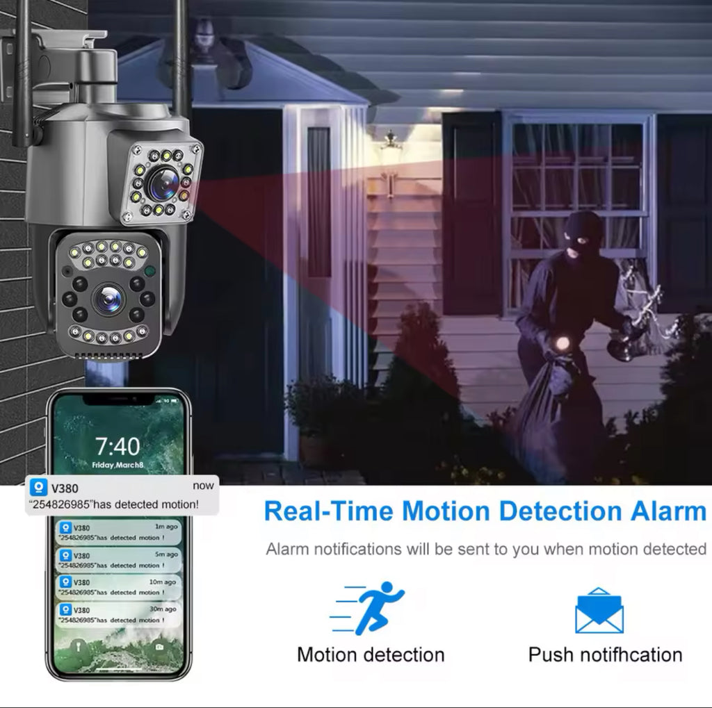 CAMARA PTZ EXTERIOR DUAL WIFI