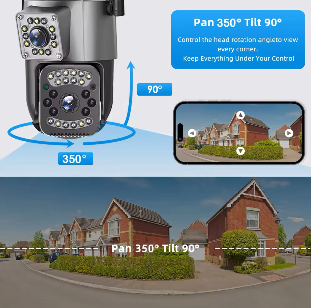 CAMARA PTZ EXTERIOR DUAL WIFI