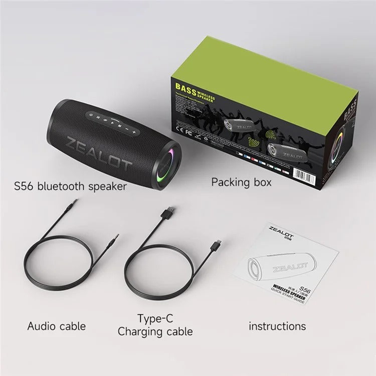 Parlante Zealot S56 Bluetooth