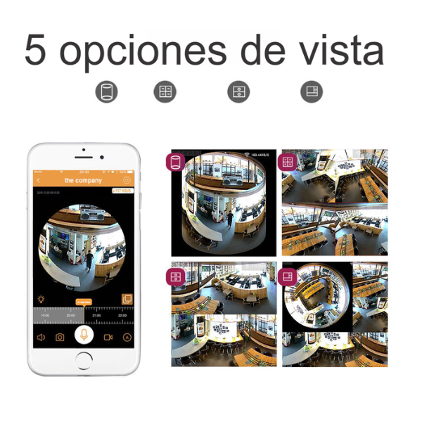 CAMARA BOMBILLO ESPIA AJUSTABLE