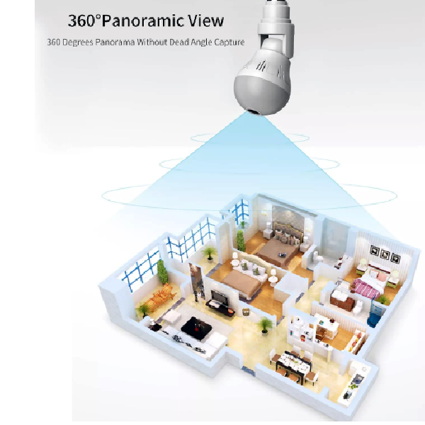 CAMARA BOMBILLO ESPIA AJUSTABLE