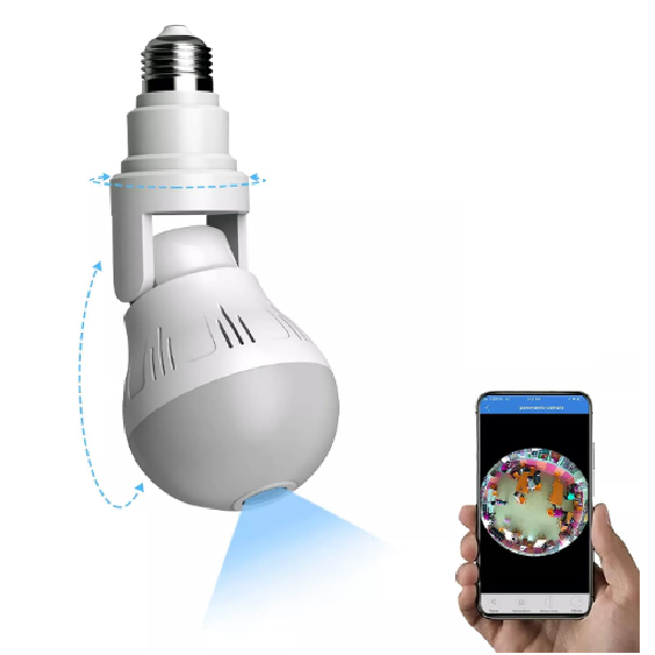 CAMARA BOMBILLO ESPIA AJUSTABLE