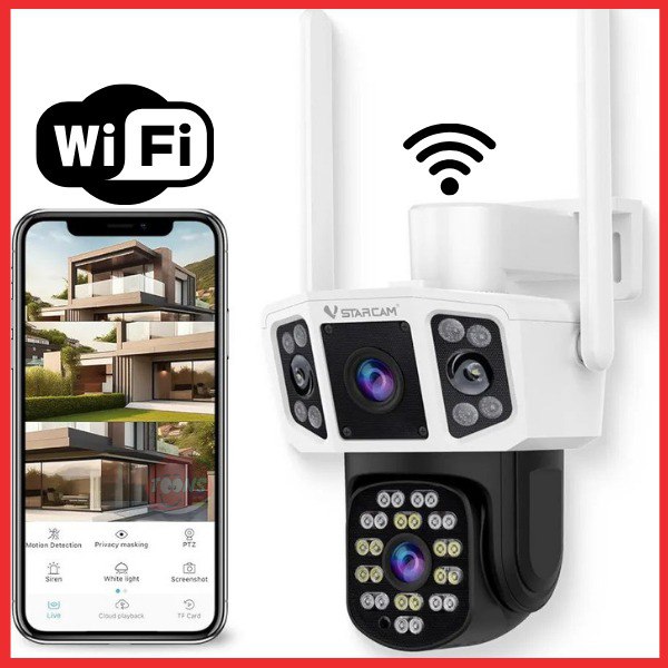 CAMARA PARA EXTERIOR 4 CAM WIFI