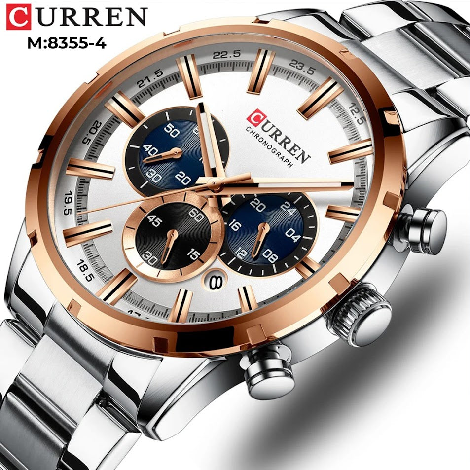 M 8355  CURREN RELOJ METÁLICO