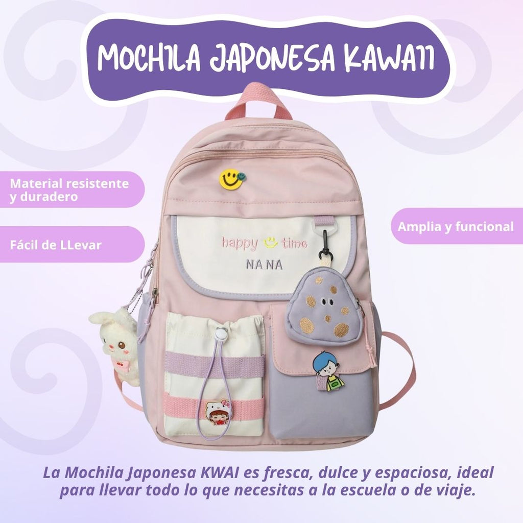 MOCHILA JAPONESA KAWAII GRANDE Y MODERNA
