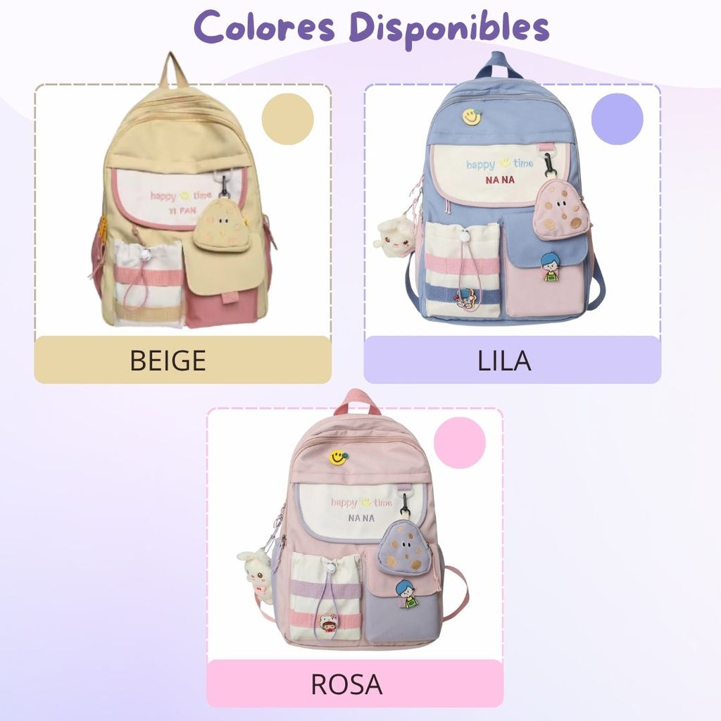 MOCHILA JAPONESA KAWAII GRANDE Y MODERNA