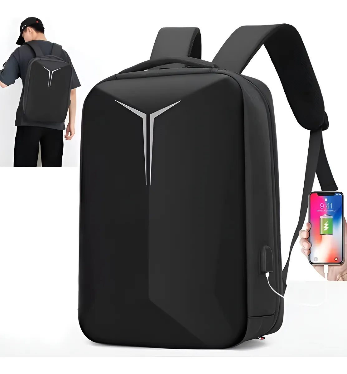 Gray helmet for bikers