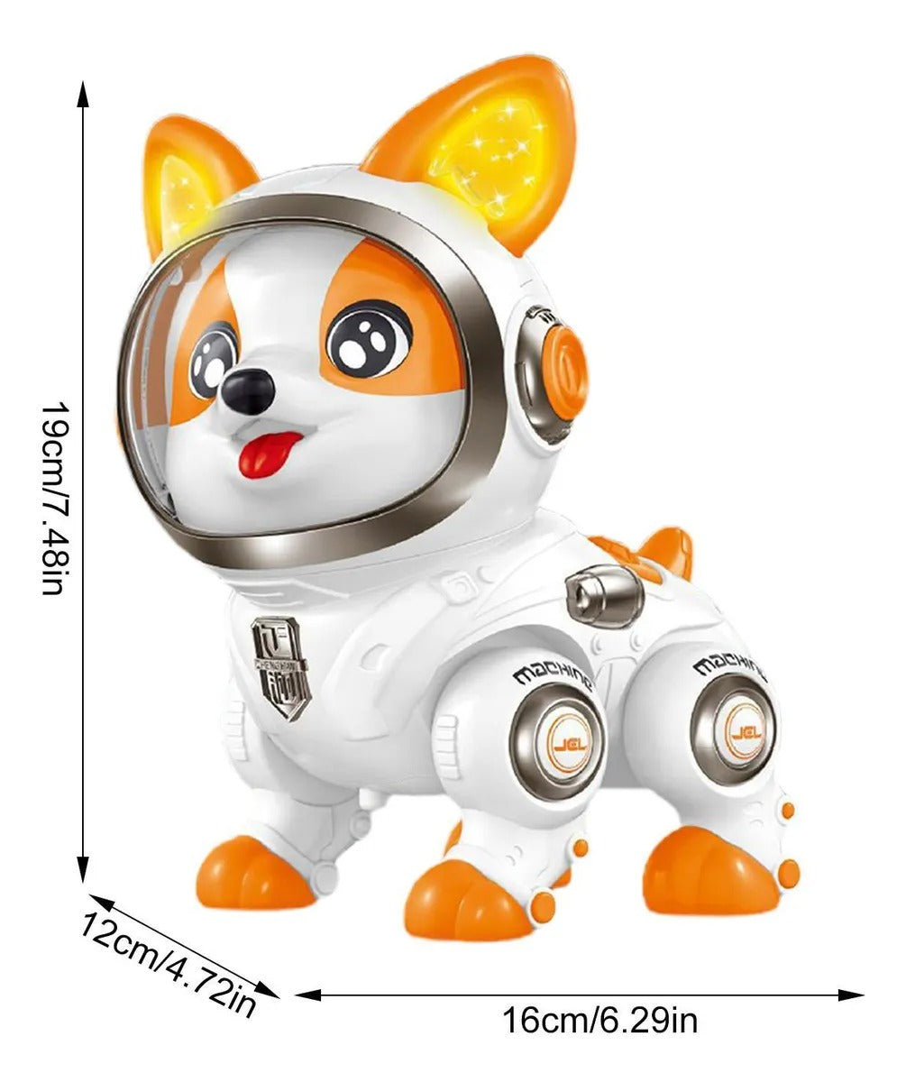 Perro Astronauta Bailarin Con Luces Y So
