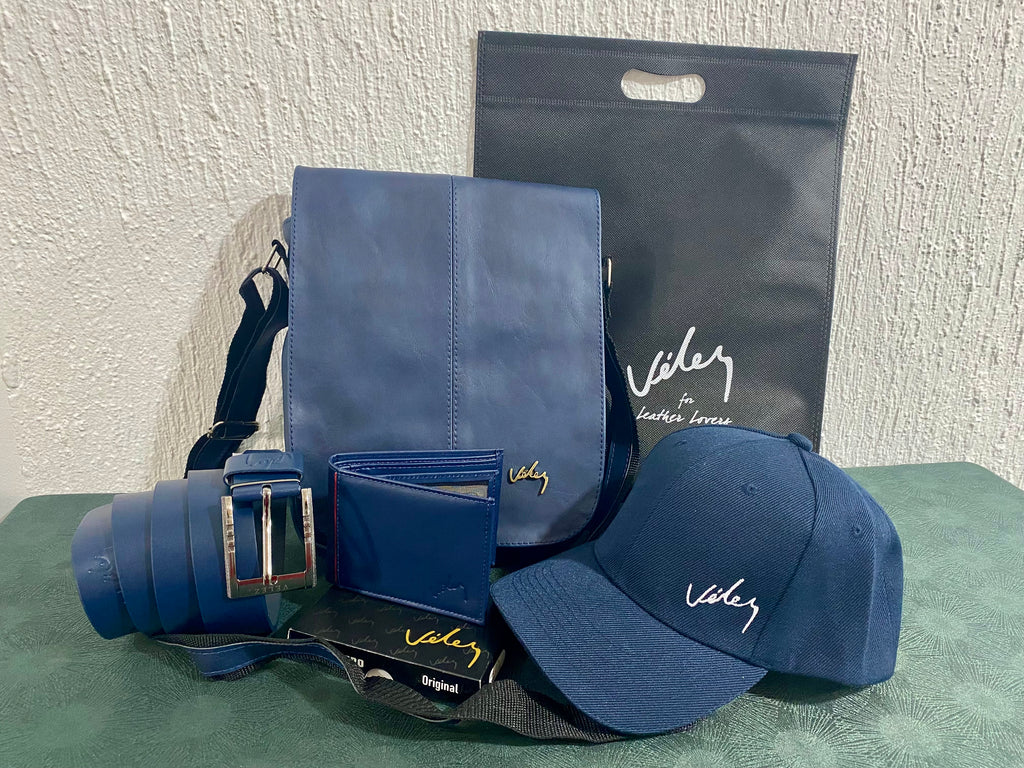 Kit Gorra Carriel 27 cm Correa Billetera