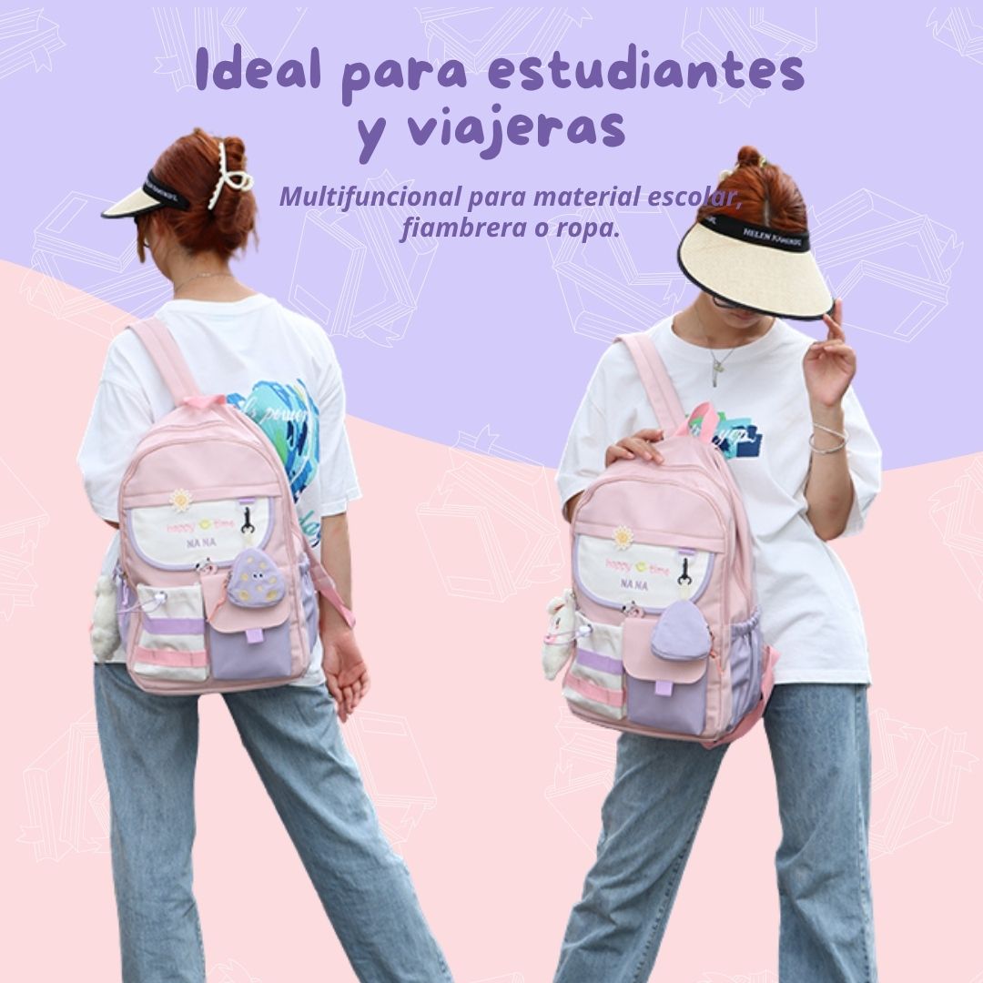 MOCHILA JAPONESA KAWAII GRANDE Y MODERNA