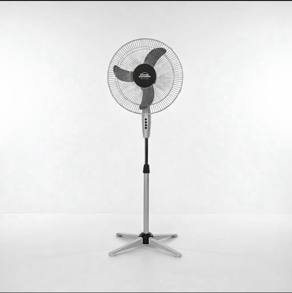 Ventilador Pedestal Home Element 16" GRI
