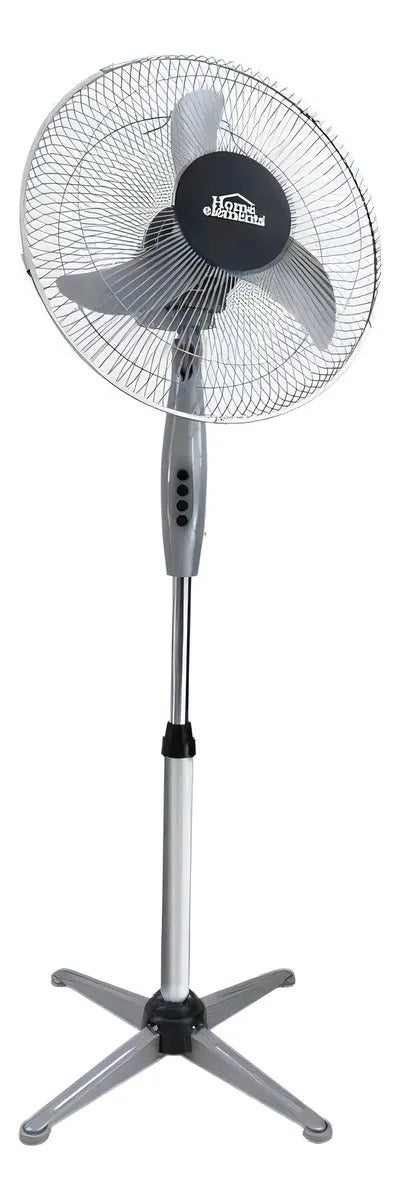 Ventilador Pedestal Home Element 16" GRI