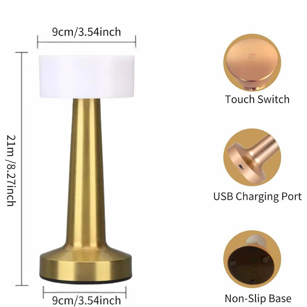 Lampara Led Mesa Tactil Recargable Td006