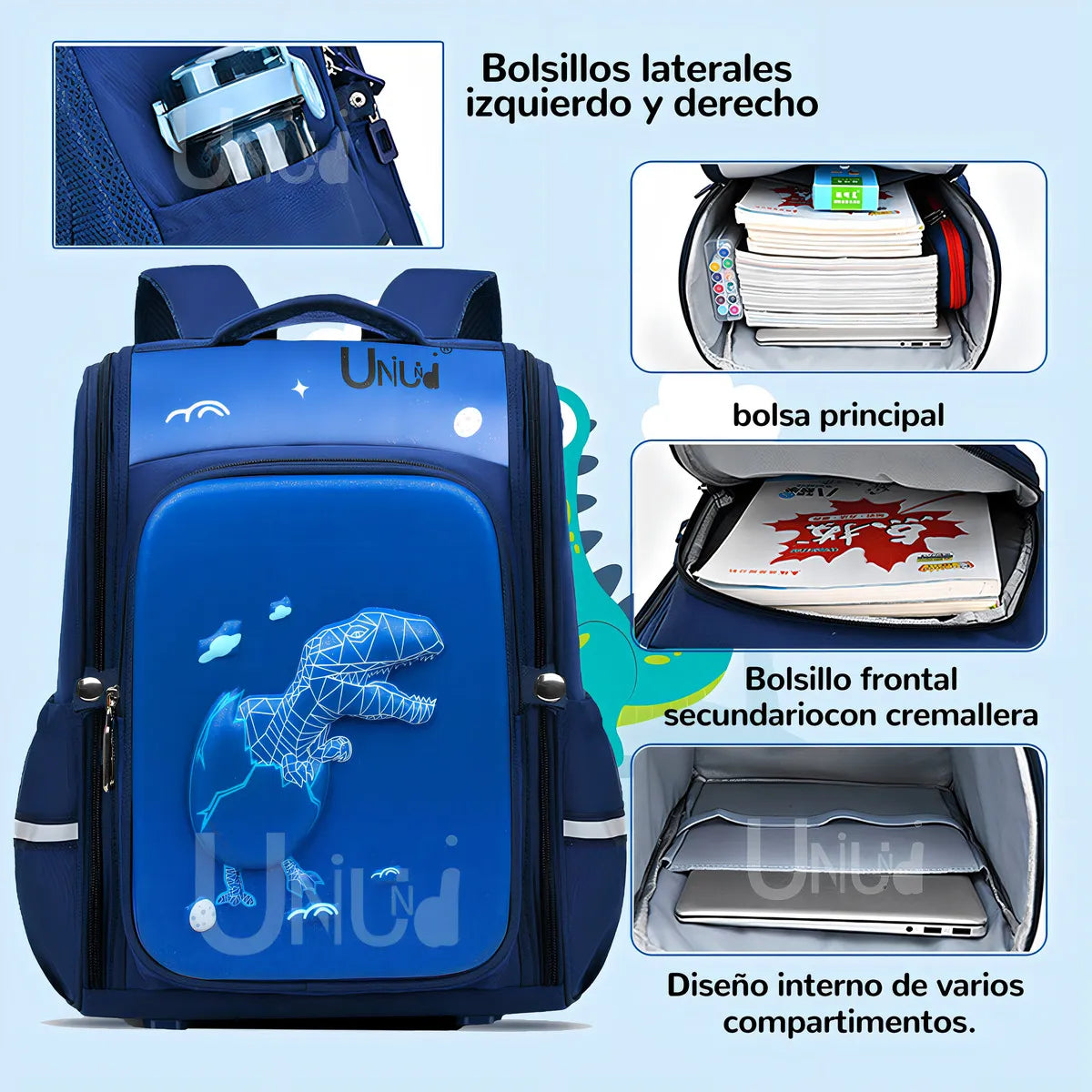 MOCHILA INFANTIL DE DINOSAURIO