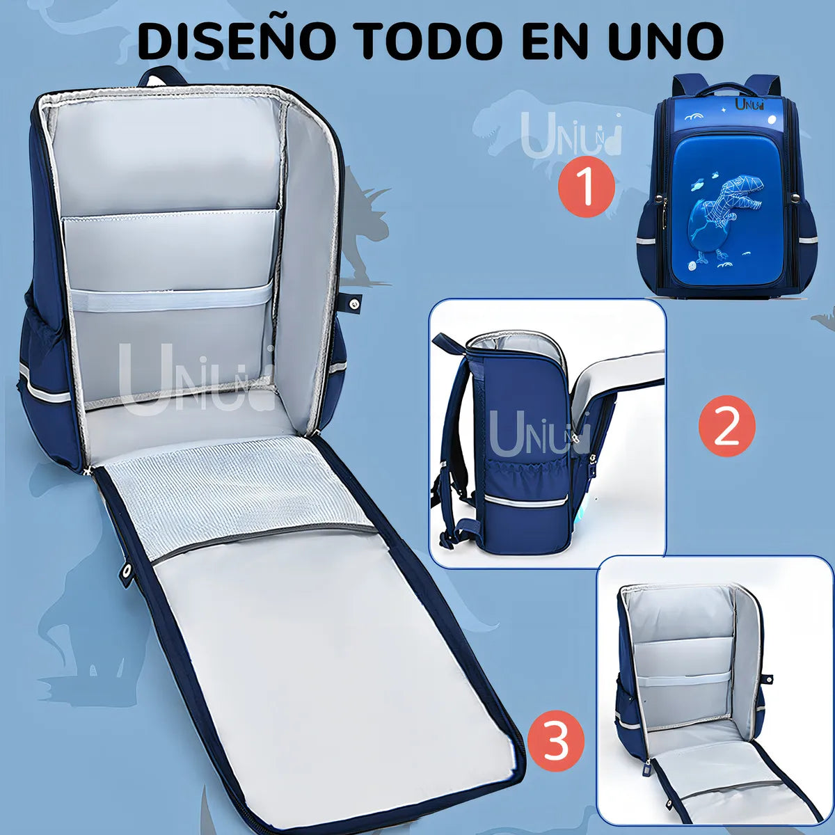 MOCHILA INFANTIL DE DINOSAURIO