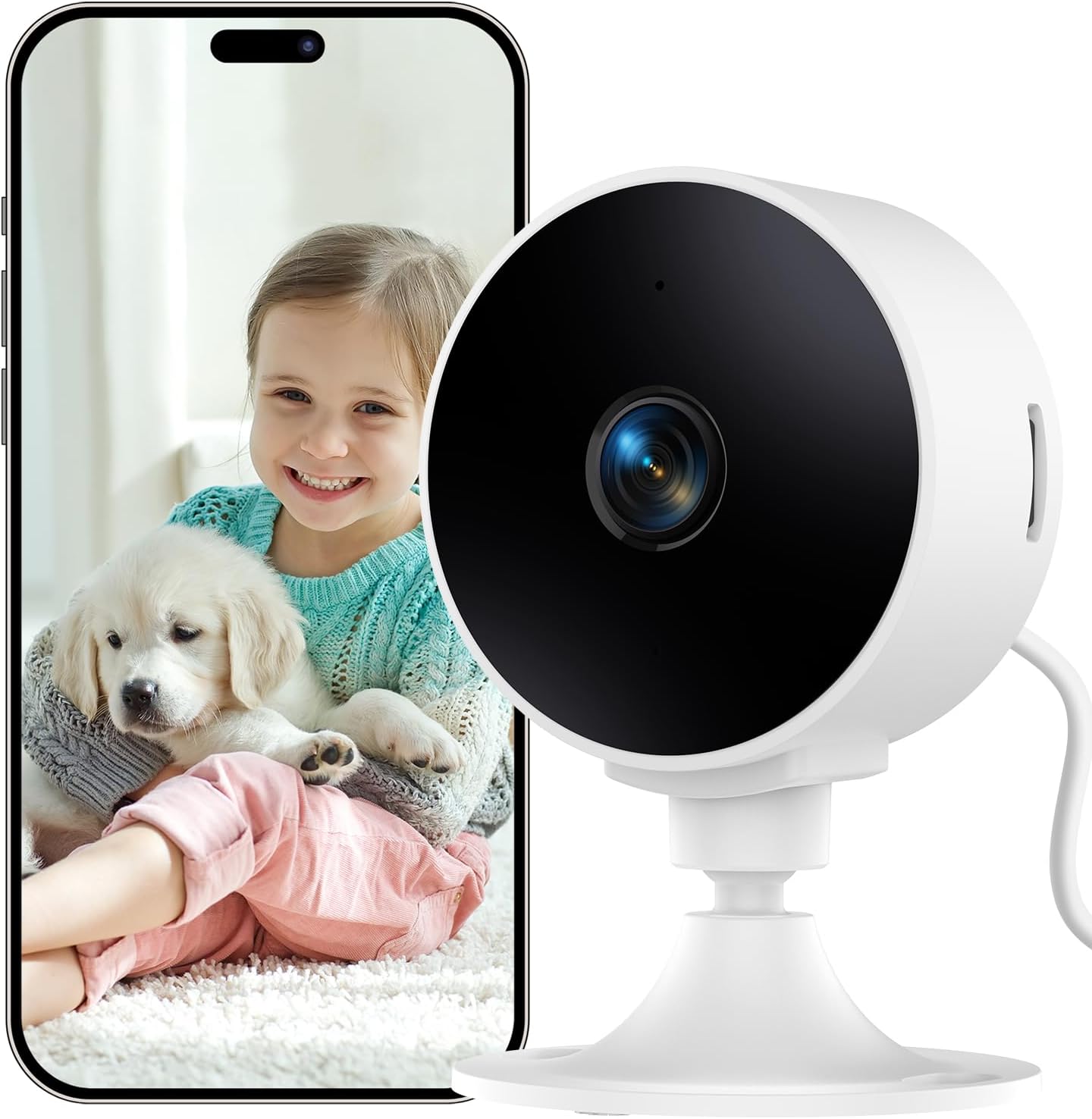 Cámara de seguridad interior 2K 3MP - Marca Elelink