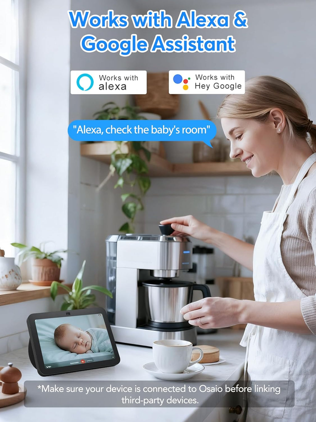 Cámara de seguridad interior 2K 3MP - Marca Elelink