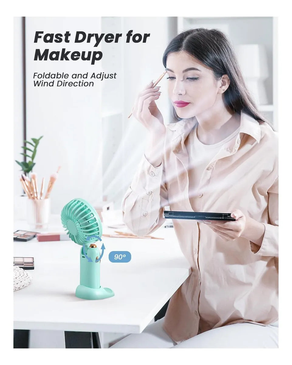 MINI VENTILADOR PORTATIL CON PANTALLA